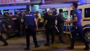 Aliravi caddesinde bıçaklı, sopalı kavga