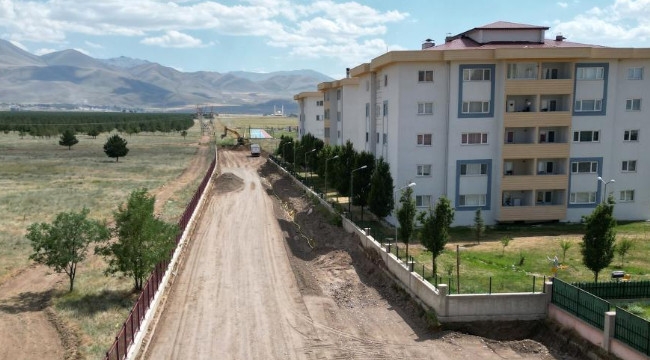 Aziziye'de yeni bağlantı yolu
