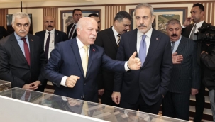 Dışişleri Bakanı Hakan Fidan, Erzurum Büyükşehir Belediyesi'nde