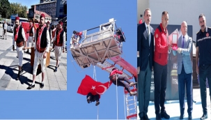 Erzurum'da "İtfaiye Haftası" kultamaları