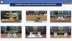 Erzurum'da son bir aylık narkotik bilanço