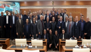 Muhtarlardan Başkan Sekmen'e hizmet teşekkürü