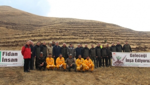 Palandöken'e 100'üncü Yıl Fidanları