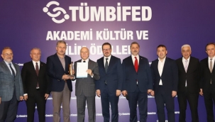 TÜMBİFED'den Sekmen'e "Yılın Yöneticisi" ödülü