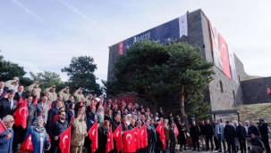 Aziziye Tabyaları'nda, şehitler için anma töreni düzenlendi