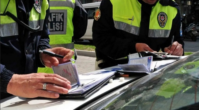 Erzurum'da günde ortalama 303 sürücüye ceza