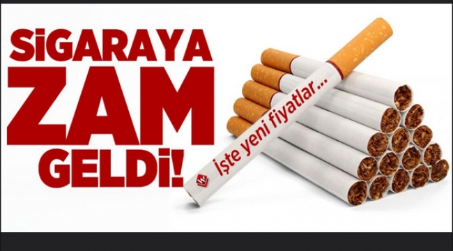 Sigaraya yeni zam