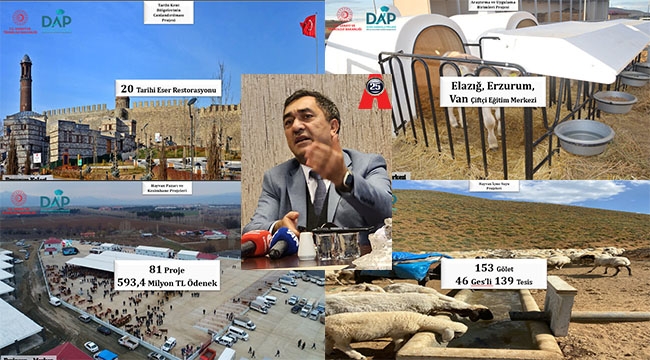 DAP'tan 10 yılda 1925 projeye 6 milyar harcandı