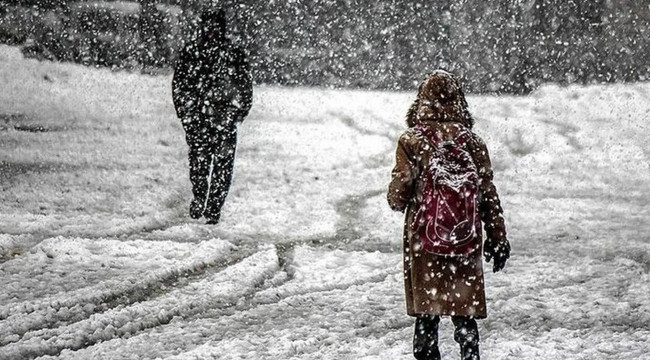 Erzurum'da okullar 1 gün tatil