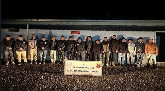 Erzurum'da yakalandılar