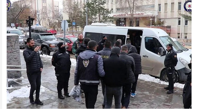 Hükümlü 23 kişi Erzurum'da yakalandı