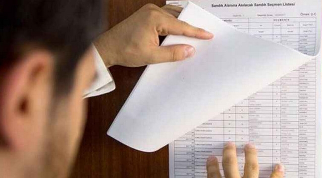 Seçmen listeleri askıya çıktı