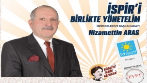İspir Belediye Başkan Adayı Aras: "Birlikte yöneteceğiz"