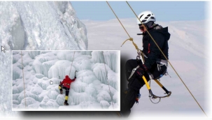 Palandöken'de buz tırmanışı