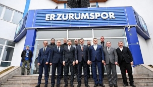 Vali Çiftçi, Erzurumspor'u tesislerinde ziyaret etti