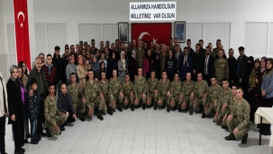 Erzurum'da Şehit aileleri, Gaziler ve Mehmetçik birlikte iftar açtı