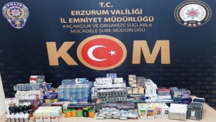Erzurum'da sigara kaçakçılığı ile mücadele