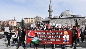 Filistin için "sessiz yürüyüş"