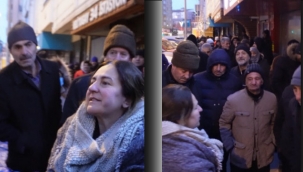 Uçar, gece yarısı et kuyruğuna giren vatandaşları ziyaret etti