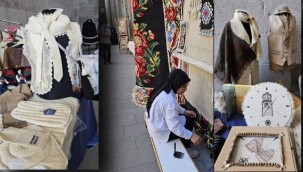 Erzurum'da tarihi medresede yıl sonu sergisi