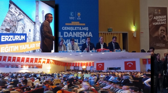Erzurum'a hızlı tren açıklamaları; Milli Eğitim'de değerlendirmeler...