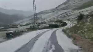 Erzurum'da sağanak ve dolu etkili oldu