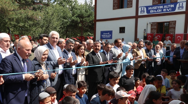 Hüseyin Altın Bilgievi törenle açıldı