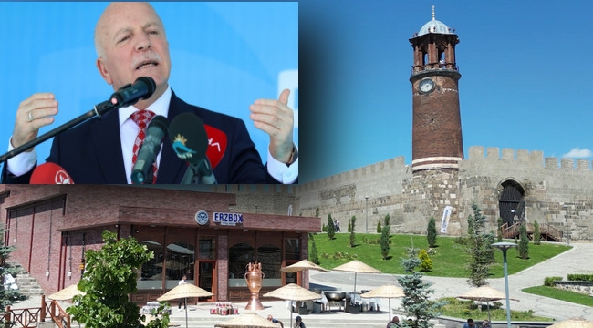 Kalenin dibinde turizm tadında kahve keyfi