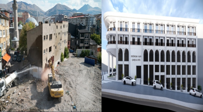 Erzincankapı'ya kepçe girdi