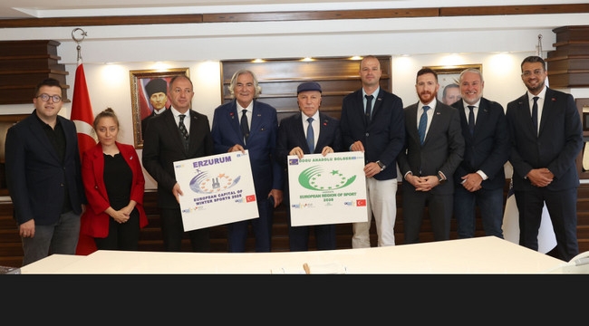Erzurum'un 2025 yılında 'Avrupa Kış Sporları Başkenti'