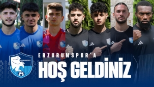 Erzurumspor 7 futbolcuyu daha renklerine kattı