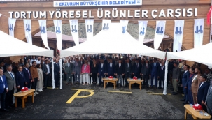 Tortum'da Yöresel Ürünler Çarşısı...