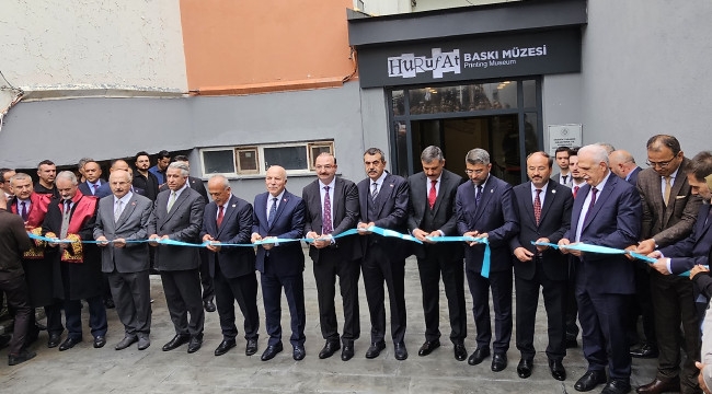 Atatürk Üniversitesi'nde Hurufat Baskı Müzesi