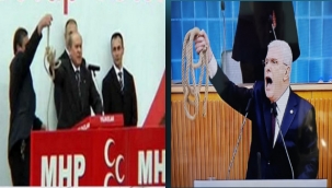 Dervişoğlu, TBMM kürsüsünden ip fırlattı