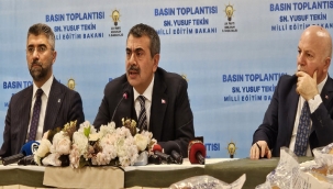 Milli Eğitim Bakanı Tekin'in basın toplantısından