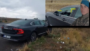 Tortum yolu üzerinde araçta bulunan cansız beden bir uzman çavuş