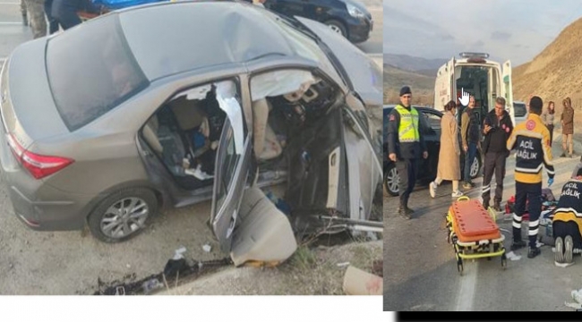 Aşkale'de trafik kazası: 2 ölü, 3 yaralı...