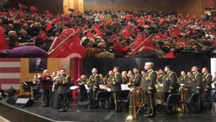 Erzurum'da TSK Armoni Mızıkası konseri