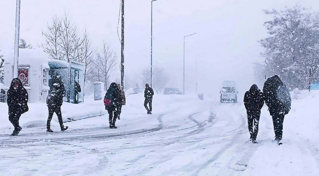 Erzurum'da yarın okullar tatil