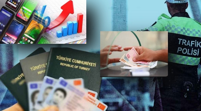 İşte yeni yılın vergi, harç ve trafik cezaları