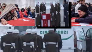 Erzurumlu şehit dualarla uğurlandı