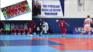Futsal A Millî Takımı Erzurum'da parkeye çıktı