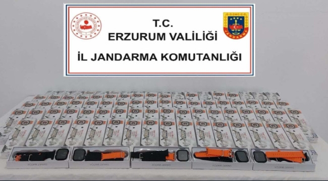 Horasan'da akıllı kaçak saatler...