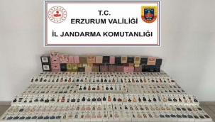 Kaçak pürfümler Erzurum gümrüğüne takıldı