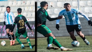 Mavi-beyaz rölantide...