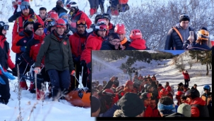 Palandöken'de çığ; 1 ölü, 3 yaralı