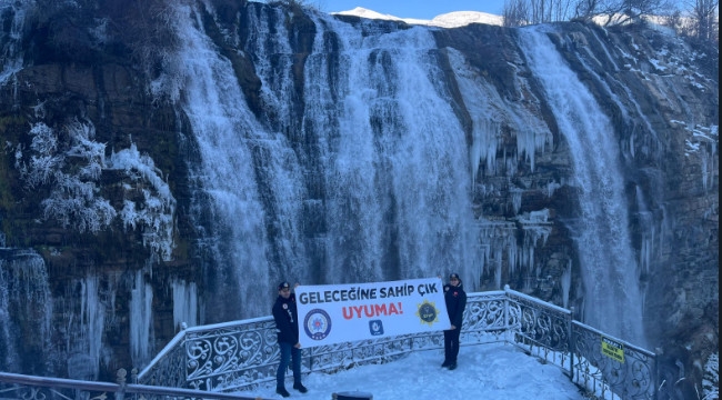 Tortum'da narko bilgilendirme