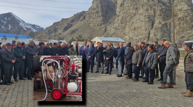 Üreticilere süt sağım makinesi...