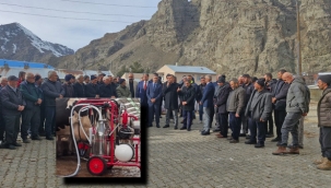 Üreticilere süt sağım makinesi...