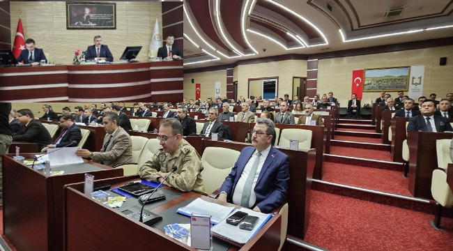 Erzurum'da yılın ilk Koordinasyon Kurulu toplandı
